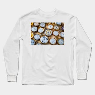 Antique Pocket Watches Still life Long Sleeve T-Shirt